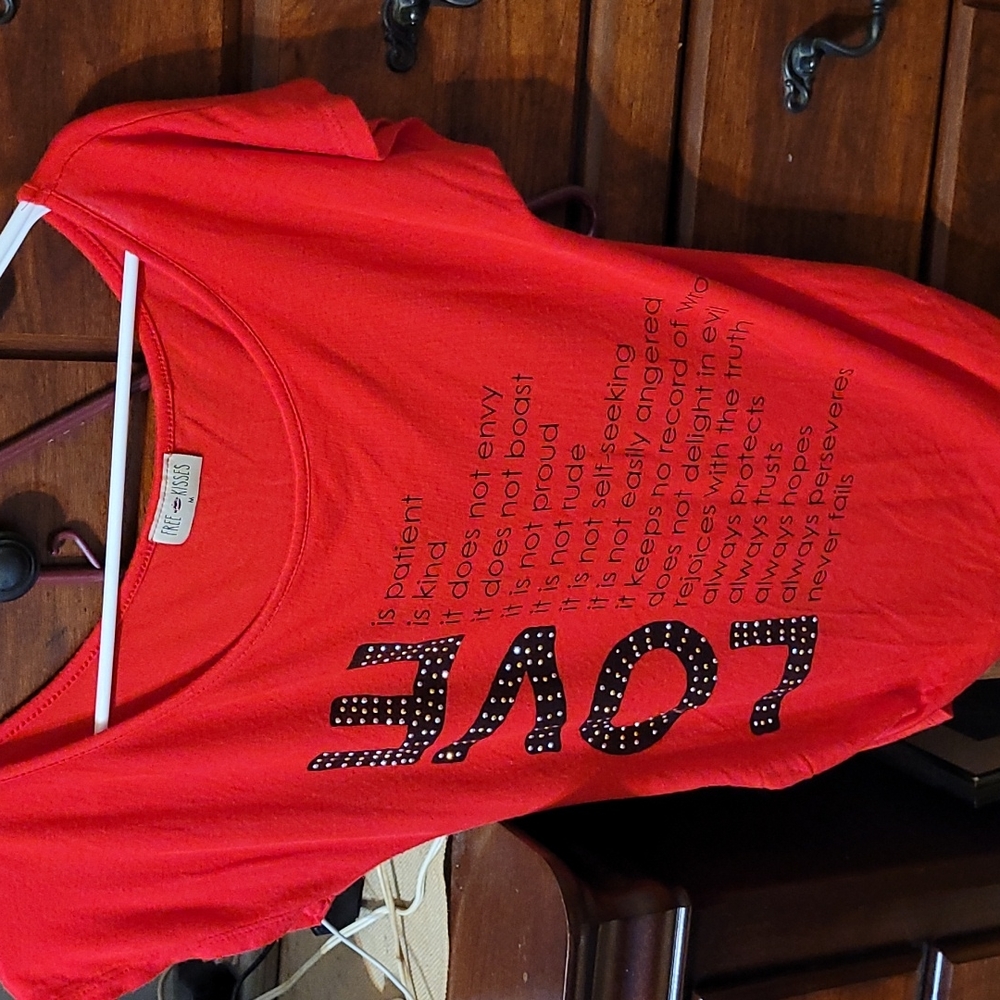 Red love shirt